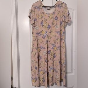 Floral plus size dress